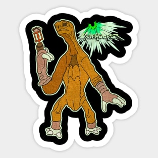 Laserblast Alien Sticker